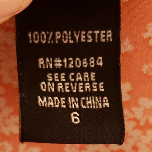 Torrid Womens Orange White Short Sleeve Floral Blouse 6X - Picture 7 of 8